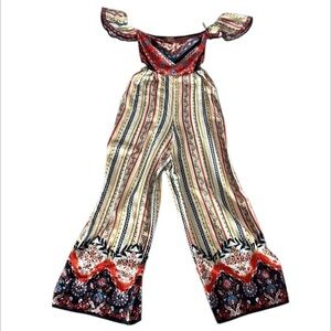 Flying Tomato off shoulder jump suit size small